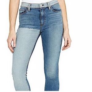 Hudson jeans Barbara patchwork NWOT size 25 high rise